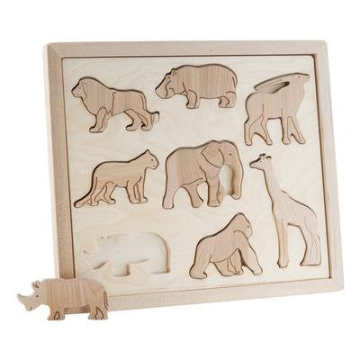 Kubi Dubi | Wooden Sorting Puzzle (Animals of Africa)