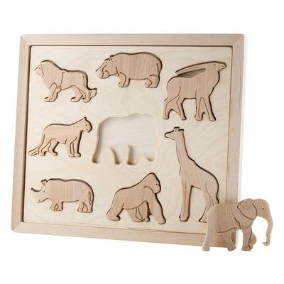 Kubi Dubi | Wooden Sorting Puzzle (Animals of Africa)