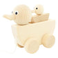Miva Vacov | Wooden Pull Along Duck With Duckling - Gracie