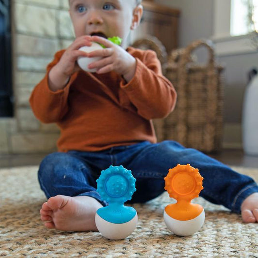 Fat Brain Toys | Dimpl Wobbl Blue