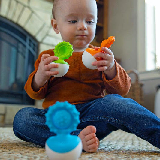 Fat Brain Toys | Dimpl Wobbl Blue