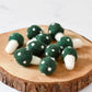 Tara Treasures | Loose Parts Play - Felt Green Mushrooms 10pc