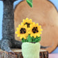 Tara Treasures | Felt Sunflower Pot