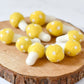 Tara Treasures | Loose Parts Play - Felt Yellow Mushrooms 10pc