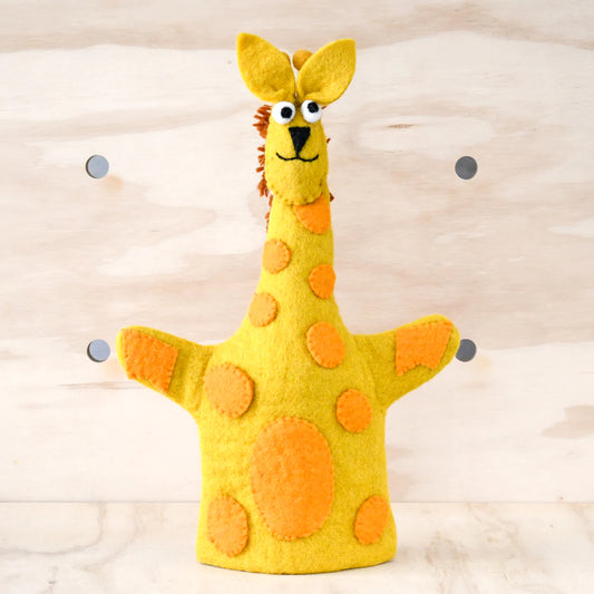 Tara Treasures | Hand Puppet - Giraffe