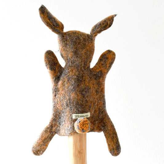 Tara Treasures | Hand Puppet - Brown Hare Rabbit