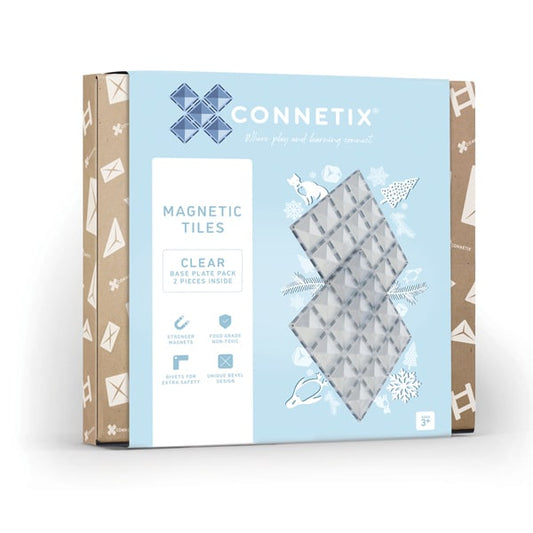 Connetix | Base Plate Pack (Clear)