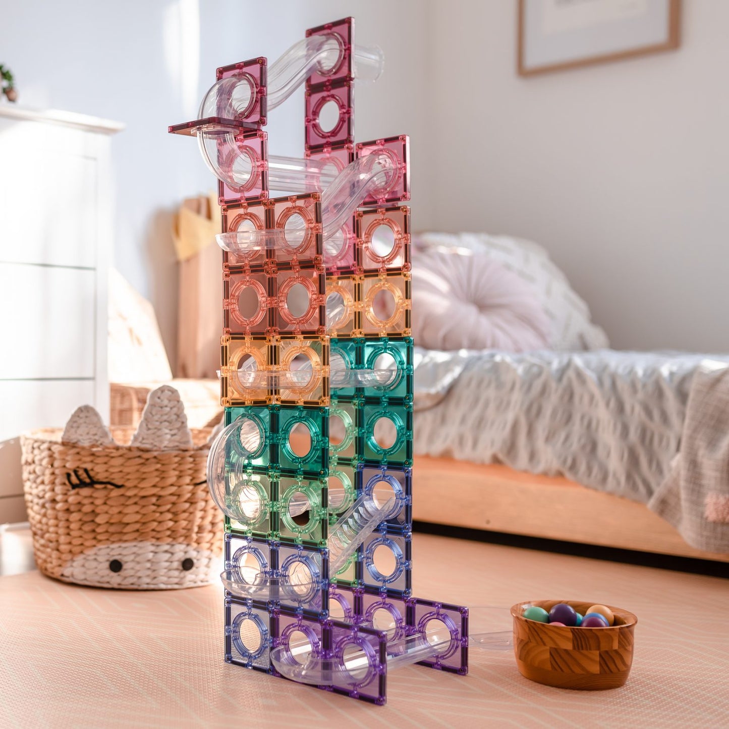 Connetix | PASTEL Ball Run Pack (106pc)
