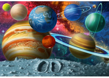 Ravensburger | Stepping Into Space Puzzle 24pc