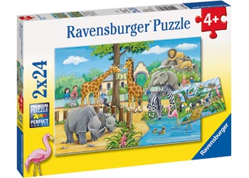 Ravensburger | Welcome To The Zoo 2x24pc