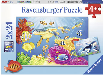 Ravensburger | Colourful Underwater World  2x24pc