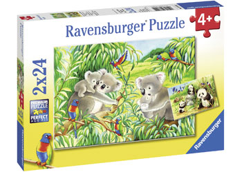 Ravensburger | Sweet Koalas & Pandas 2x24pc