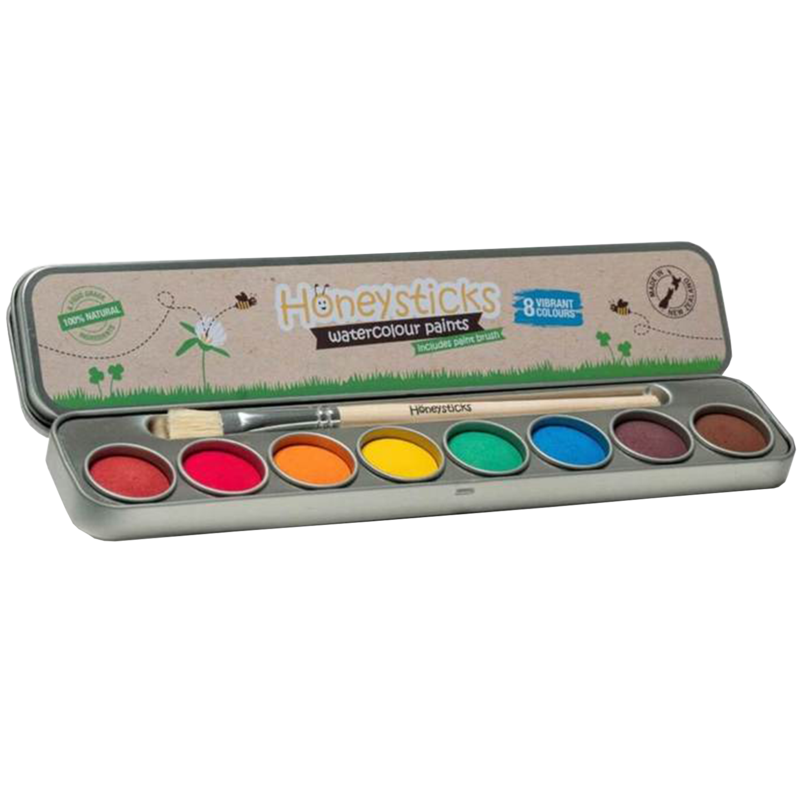 Honeysticks | Natural Watercolour Paints - 8 Colours