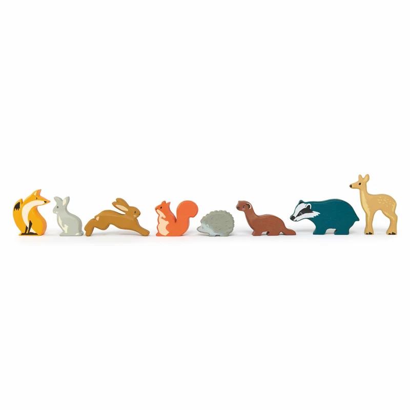 Tender Leaf | Woodland Animals Shelf Set