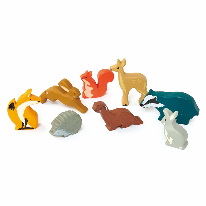 Tender Leaf | Woodland Animals Shelf Set