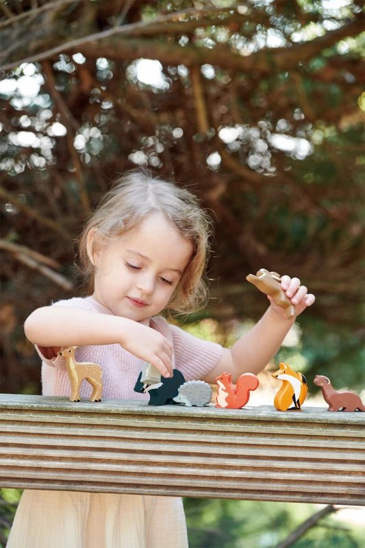 Tender Leaf | Woodland Animals Shelf Set